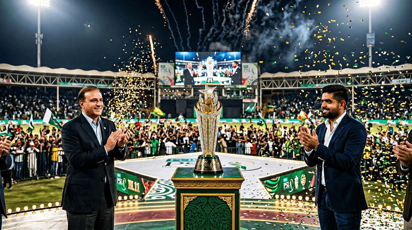 PSL 11 Trophy Unveiled in Karachi as League Enters New Era